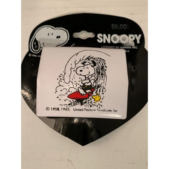 Karina Inc Accessories - Vintage Karina Inc Peanuts Snoopy & Woodstock Hair Barrette Clip (986)